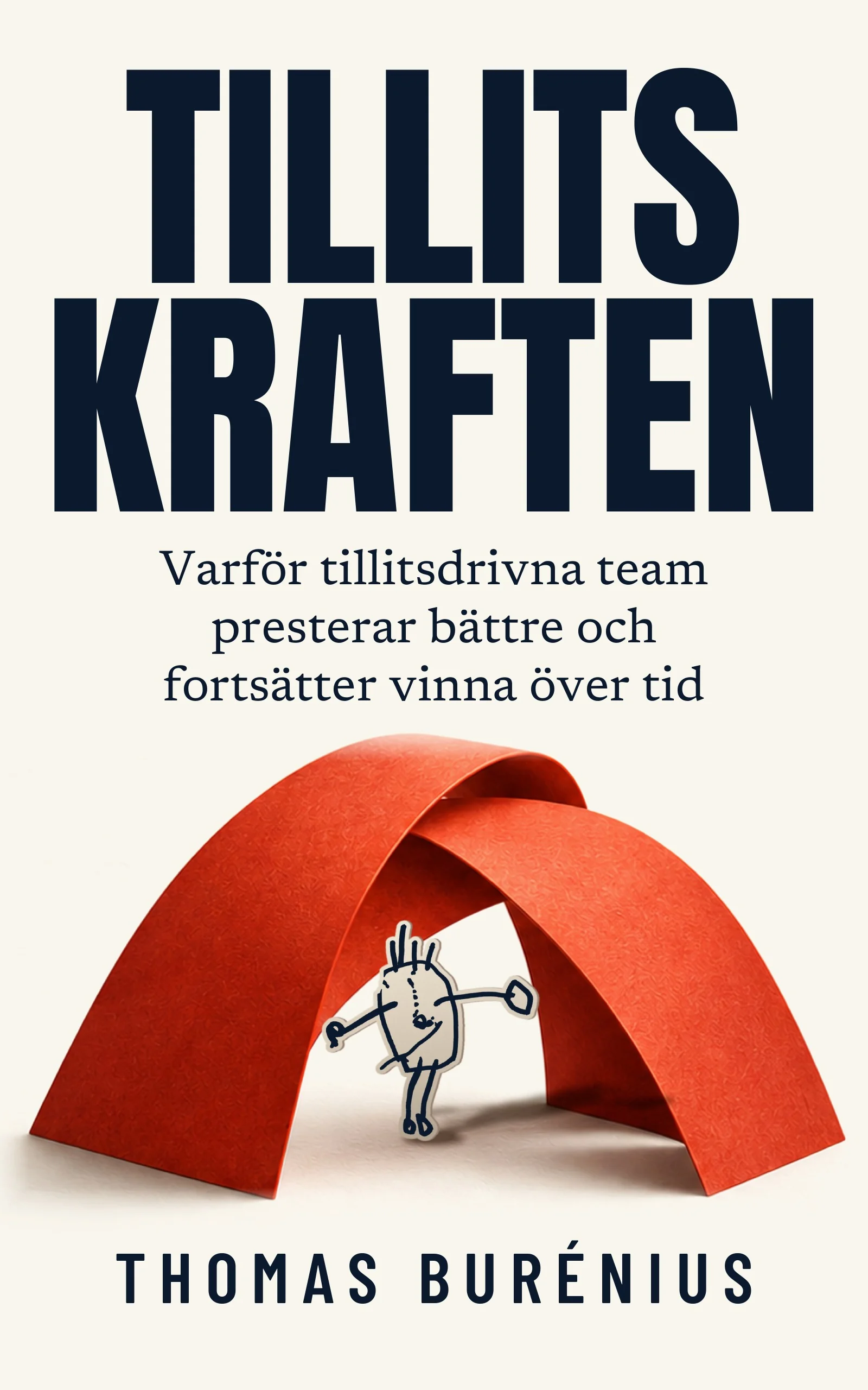 Omslaget till Tillitskraften av Thomas Burénius.